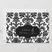 Damask repesisal Dinner : Uitnodiging (Achterkant)