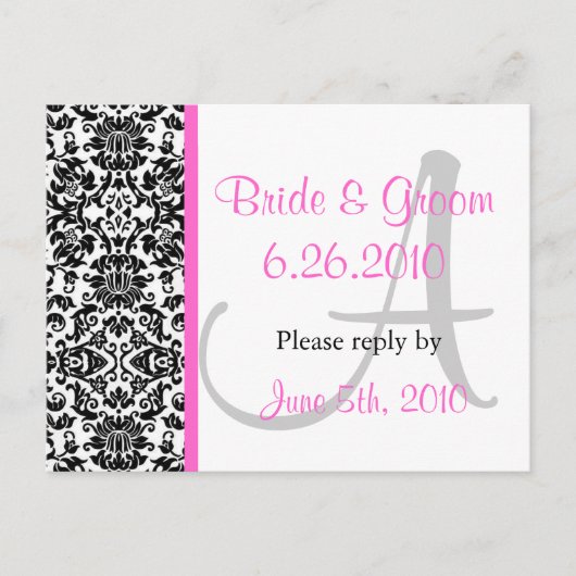 Damask Response Briefkaart (Voorkant)