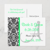 Damask Response Briefkaart (Voorkant / Achterkant)