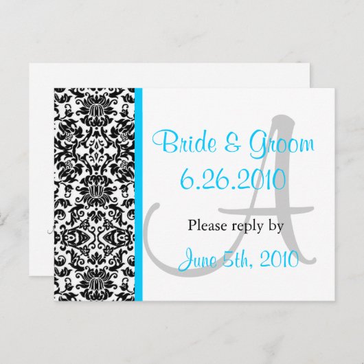 Damask Response Briefkaart (Voorkant / Achterkant)