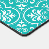 Damask Robin Egg Blue Designer Colour Coordinated Bureaumat (Hoek)