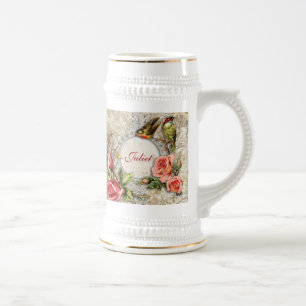 Damask Roos Stein Bierpul