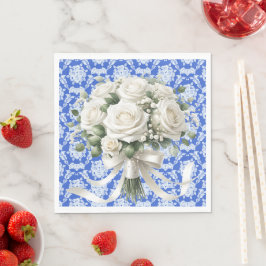 Damask Rozen Napkins Servet