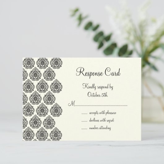 Damask RSVP (Staand voorkant)
