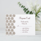  Damask RSVP op champagne (Staand voorkant)