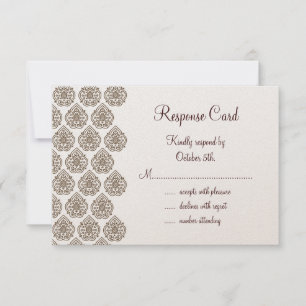  Damask RSVP op champagne