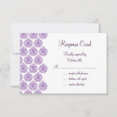 Damask RSVP (paars) (Voorkant)
