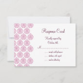 Damask RSVP (roze) (Voorkant)