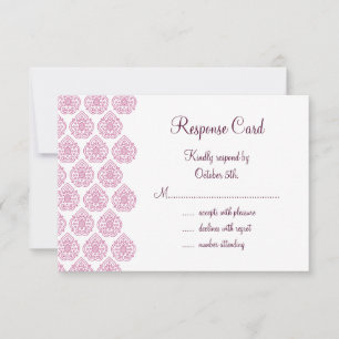  Damask RSVP (roze)