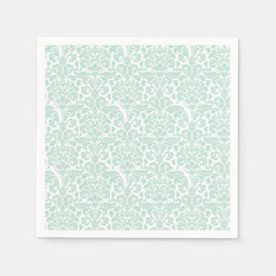 Damask Sage Green Cute Servet