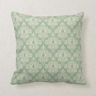  Damask - Sage Green Kussen