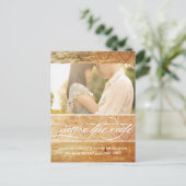 Damask Save the Date Aankondigingskaart (Staand voorkant)
