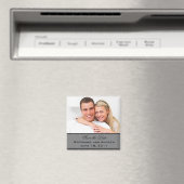 Damask Save the Date Magnet (Insitu (Vaatwasser))