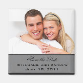 Damask Save the Date Magnet (Voorkant)