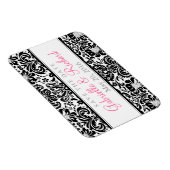 Damask Save the Date Magnet Magneet (Rechterzijde)