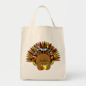 Damask #Schattige #TURKIJE #Organic Shopping Bag Tote Bag (Voorkant)