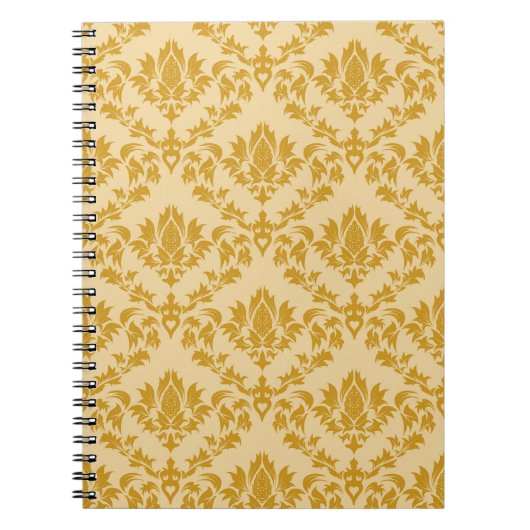 Damask seamless backgroundpattern, abstract, antiq notitieboek (Voorkant)