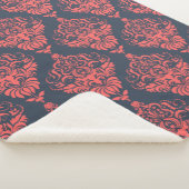 Damask Sherpa Deken (3/4)