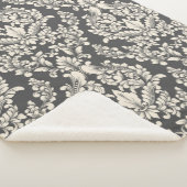 Damask Sherpa Deken (3/4)