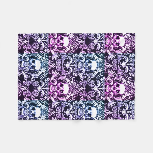 Damask Shulls Fleece Deken (Voorkant (Horizontaal))