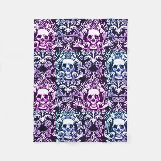 Damask Shulls Fleece Deken (Voorkant)