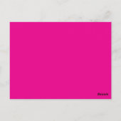 Damask Sides Tafelnummers (Magenta Roze / Wit) (Achterkant)