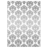 Damask Silver Gold Makeup Eyes Lashes Personalized Klembord (Achterkant)