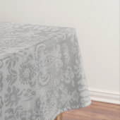 Damask Silver Grey Classic Multi-Size Tafelkleed (Voorbeeld)