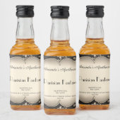  Damask Silver Lijst Parfum Flessenetiket Likeurfles Etiket (Flessen)