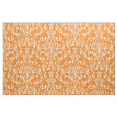 Damask Sinaasappel Stof (Fat Quarter)
