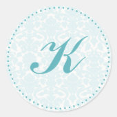 Damask SJABLOON sticker (Voorkant)