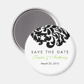 damask Sla de datummagneet op Magneet (Voorkant / Achterkant)