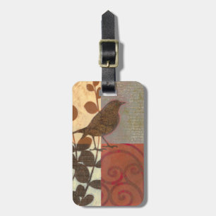 Damask Sparrow Bagagelabel