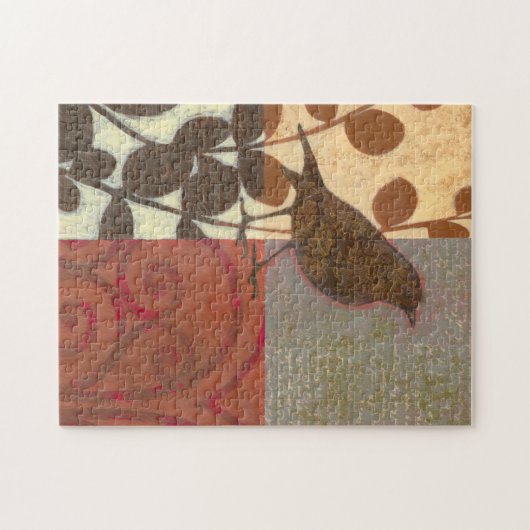 Damask Sparrow Legpuzzel (Horizontaal)