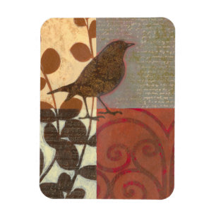 Damask Sparrow Magneet