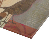 Damask Sparrow Snijplank (Hoek)