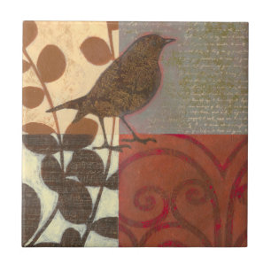 Damask Sparrow Tegeltje