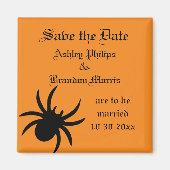 Damask Spider bewaar de Date Magnet (Voorkant)