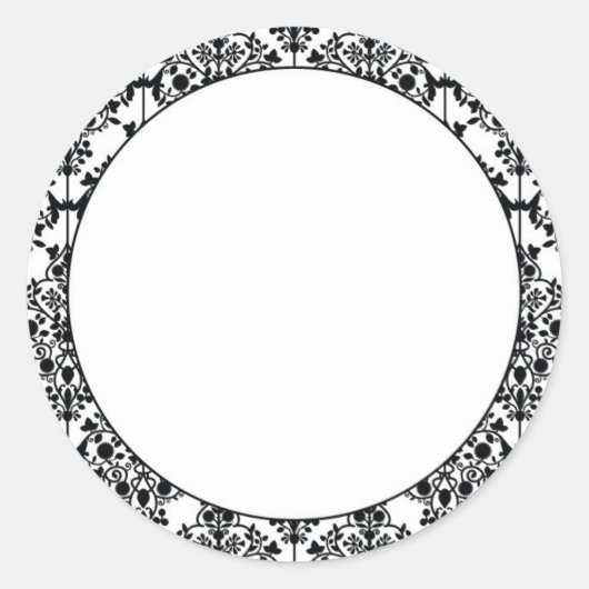 Damask Sticker (Voorkant)