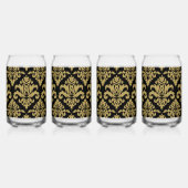Damask Stof decoratief Print Blikvorm Glas (Links)