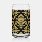 Damask Stof decoratief Print Blikvorm Glas (Rechts)