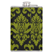 Damask Stof decoratief Print Heupfles (Achterkant)