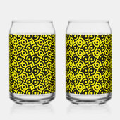 Damask stof decoratieve print blikvorm glas (Rechts)
