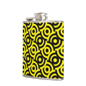 Damask stof decoratieve print heupfles (Links)