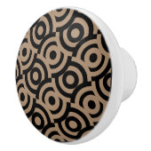Damask stof decoratieve print keramische knop (Rechts)