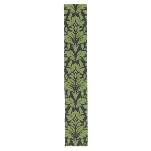 Damask stof decoratieve print lange tafelloper (Voorkant)