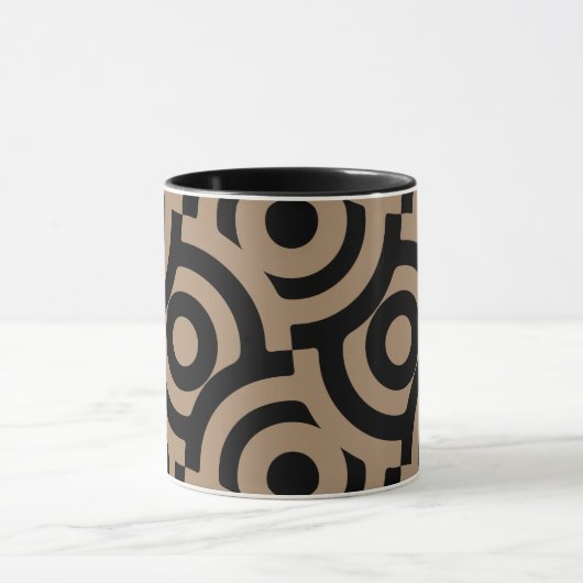 Damask stof decoratieve print mok (Midden)