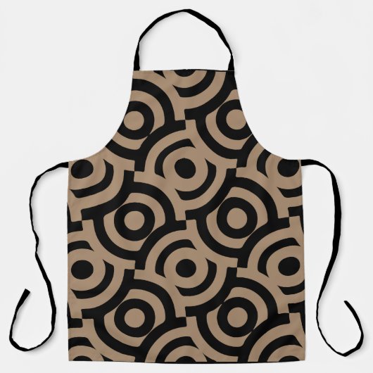 Damask stof decoratieve print schort (Voorkant)