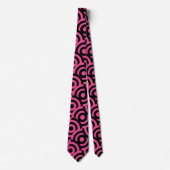 Damask stof decoratieve print stropdas (Voorkant)