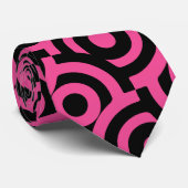 Damask stof decoratieve print stropdas (Opgerold)